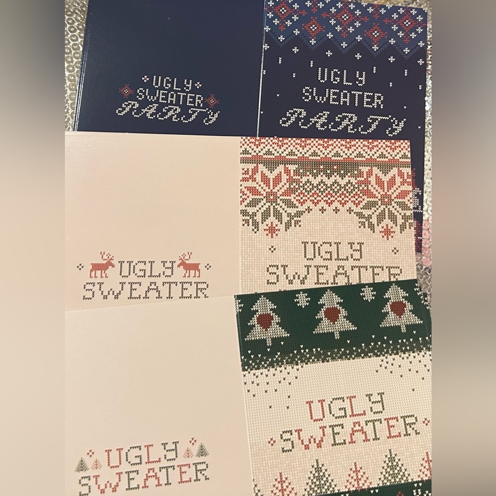 Merry Christmas Holiday Greeting Cards Pack of 48 w/ Stickers & Envelopes